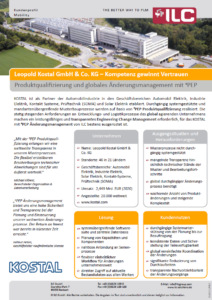 Success Story Kostal – ILC GmbH