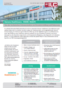 Success Story Siemens Heathineers – ILC GmbH