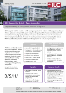 Succes Story BSH - ILC GmbH