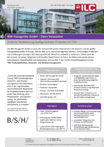 Broschüre Success Story BSH Hausgeräte GmbH